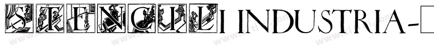 STENCIL1 industria字体转换 STENCIL1 industria字体转换